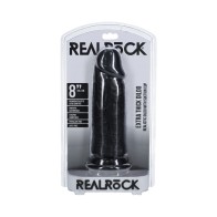 RealRock Extra Thick 8 inch Dildo Black