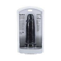 RealRock Dildo Extra Grueso 8 Pulgadas Negro