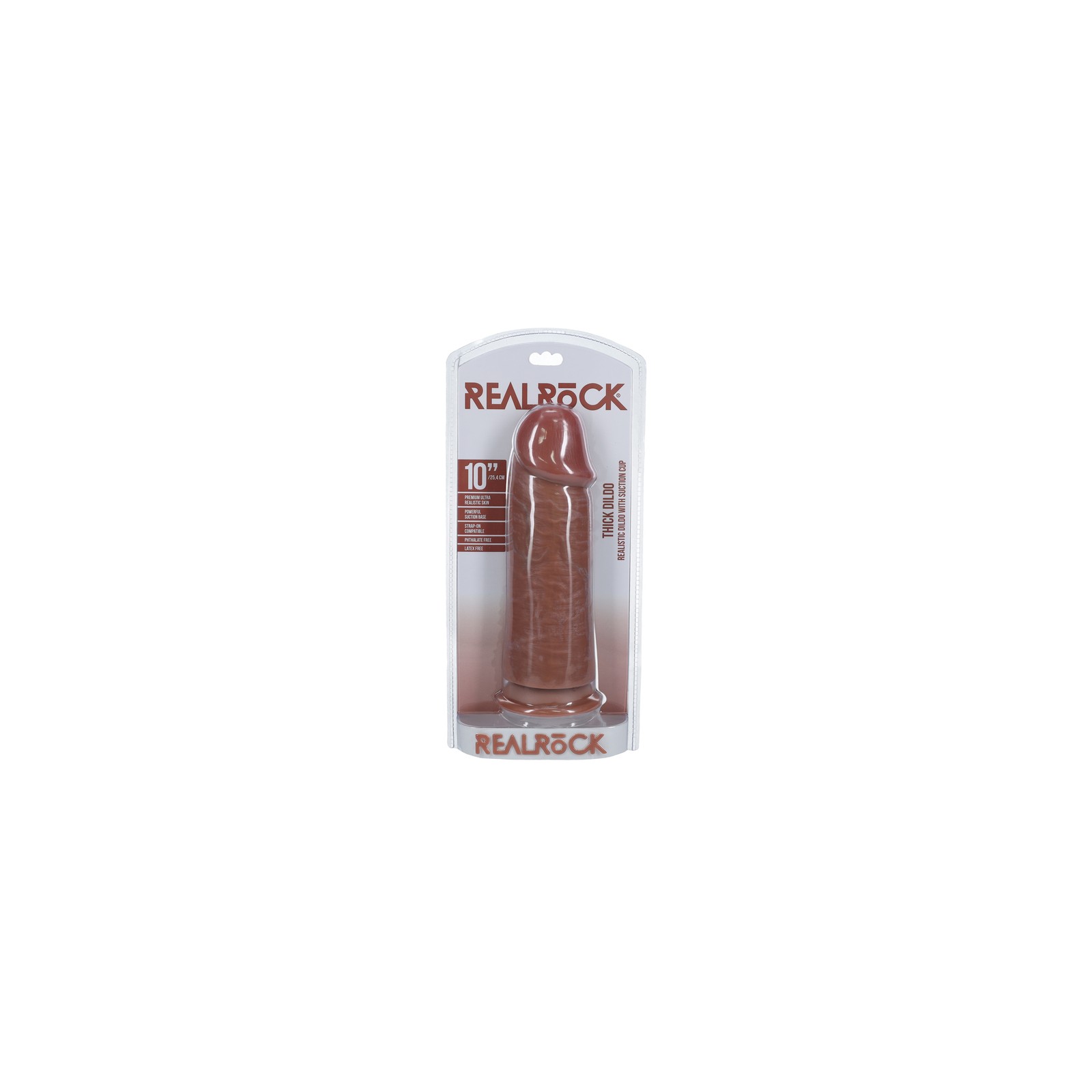 Dildo RealRock Extra Grosor 10 in Beige