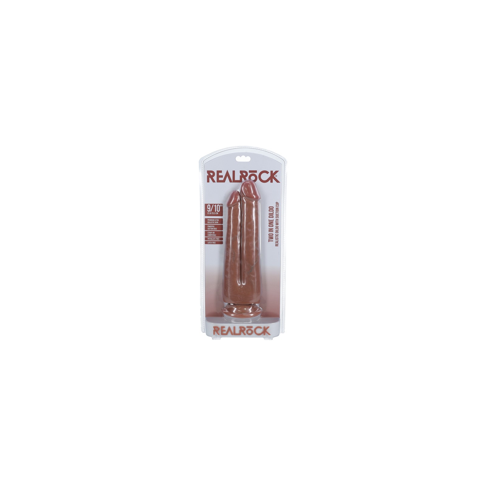 RealRock Two in One Dildo Tan