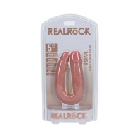 Dildo Doble con Forma de U RealRock - Sensación Natural