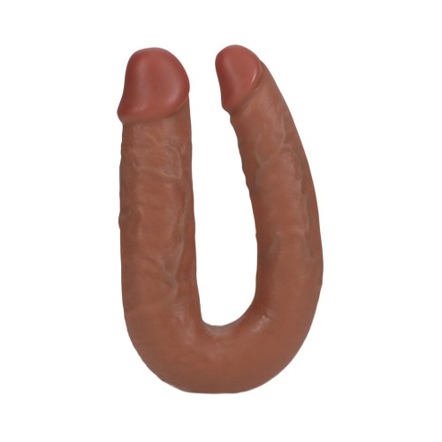 RealRock Dildo Doblemente Estriado 7 Pulgadas Tan