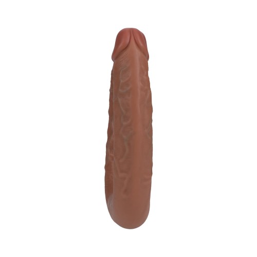 Dildo Doble en Forma de U RealRock de 9 in. Beige