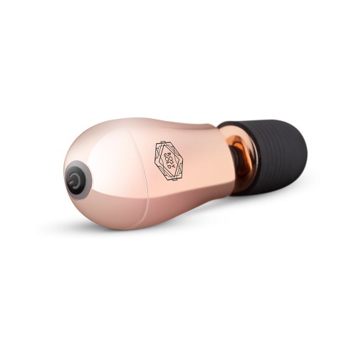 Rosy Gold Mini Massager with 10 Vibration Settings