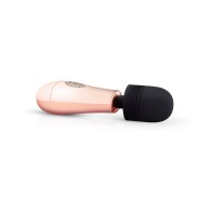 Rosy Gold Mini Massager with 10 Vibration Settings