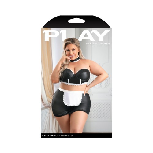 Fantasy Lingerie 5-Star Service Costume - Sexy & Bold