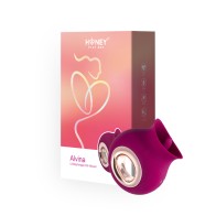 Honey Play Box Alvina Luxury Tongue Licking Clitoral Vibrator Magenta - Ultimate Sensation