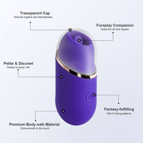 Vibrador Mini Lengua Clitoral Honey Play Box Abby