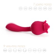 Honey Play Box Rhea Vibrador de Lengua Clítoris G-spot Rojo