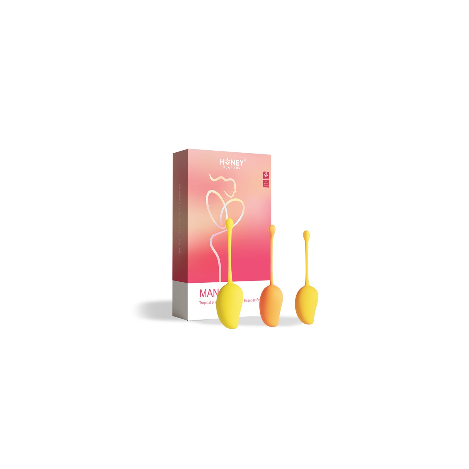 Honey Play Box Mango Tropical Kegel Ball Set