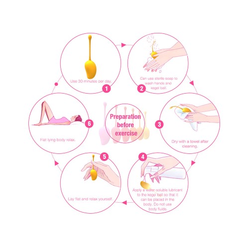 Honey Play Box Mango Tropical Kegel Ball Set