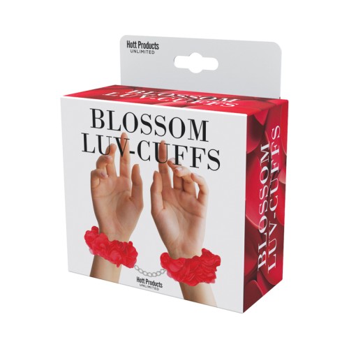 Blossom Luv Cuffs Flower Handcuffs in Red - Add Playful Passion