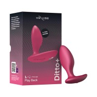 We-Vibe Ditto+ Plug Anal Vibratorio Recargable Control Remoto Rosa Cósmica