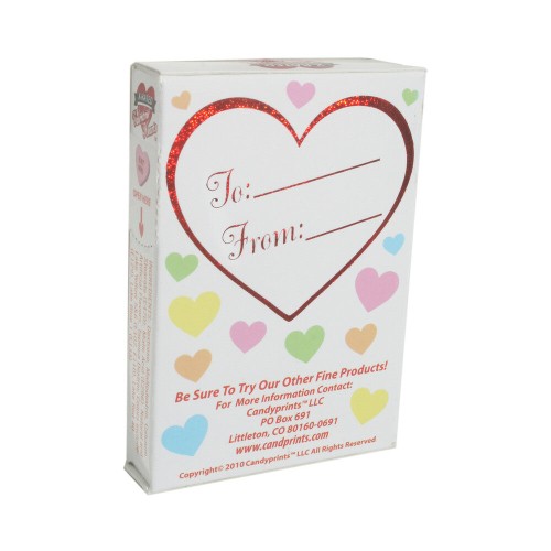 Caja de Caramelos Corazones X-Rated para San Valentín - Display de 6 Piezas