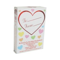 X-Rated Valentine Hearts Candy Box 6-Piece Display