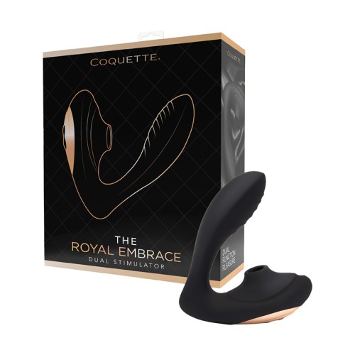 Coquette The Royal Embrace Vibrator - Dual Stimulation Power