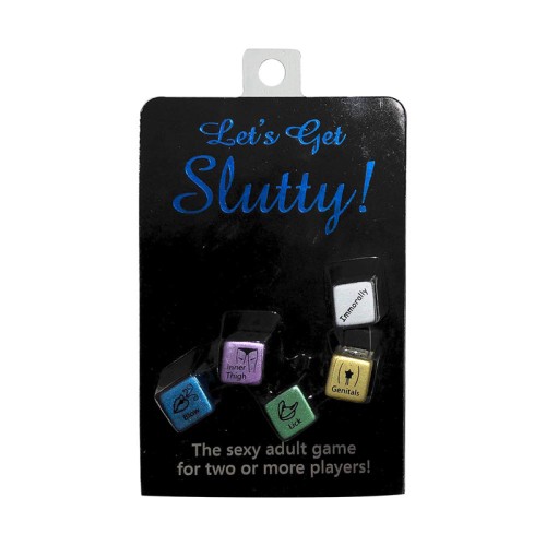 Juego de Dados Divertido Let's Get Slutty!