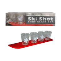 Set de 4 Vasos de Shot Ski