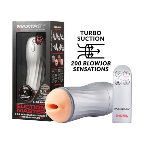 Maxtasy Suction Master Realista con Control Remoto