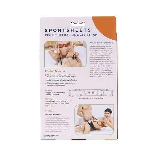 Sportsheets Pivot Deluxe Doggy Strap - Enhance Your Pleasure