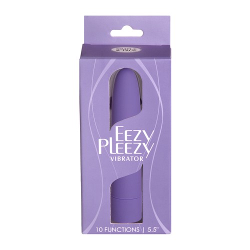 Simple & True Eezy Pleezy Classic Vibrator 5.5 in. Purple - Ultimate Pleasure