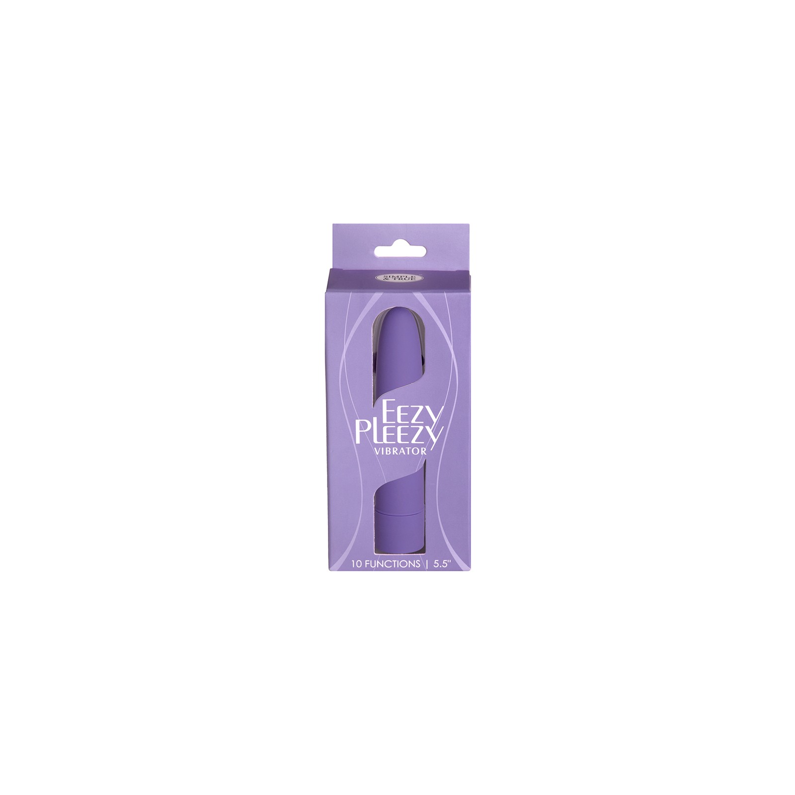 Simple & True Eezy Pleezy Classic Vibrator 5.5 in. Purple - Ultimate Pleasure