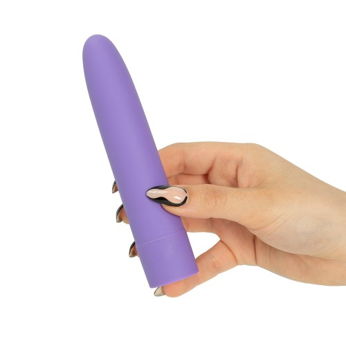 Simple & True Eezy Pleezy Classic Vibrator 5.5 in. Purple - Ultimate Pleasure