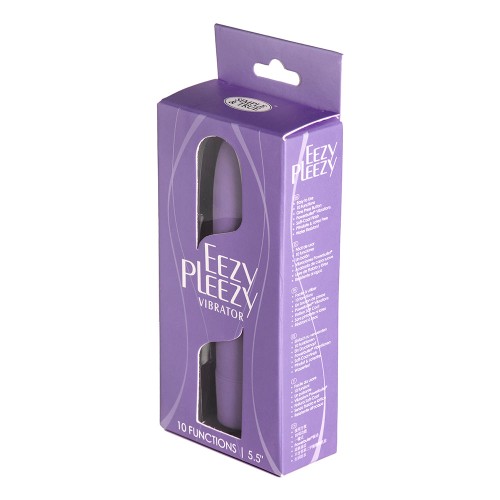 Vibrador Clásico Eezy Pleezy 5.5 in. Morado - Placer Supremo