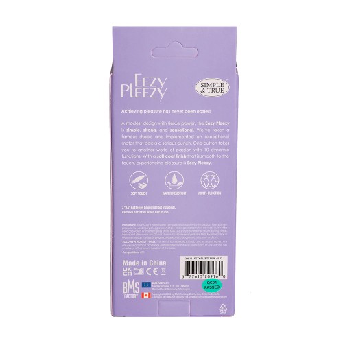 Simple & True Eezy Pleezy Classic Vibrator 5.5 in. Purple - Ultimate Pleasure