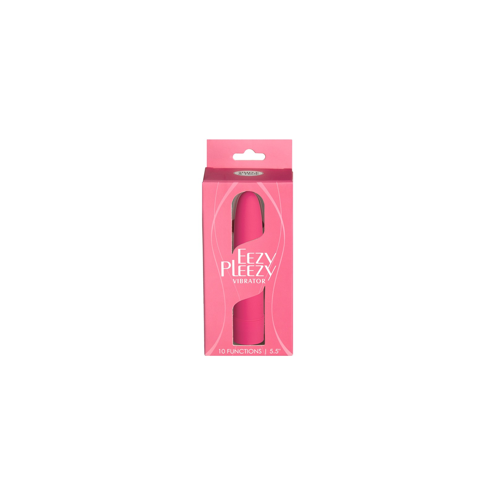 Simple & True Eezy Pleezy Classic Vibrator 5.5 in. Pink