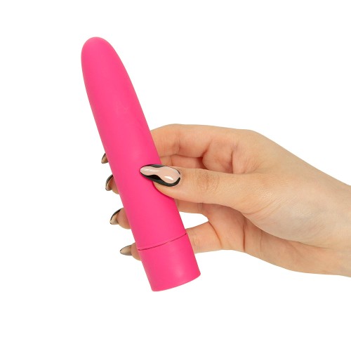 Simple & True Eezy Pleezy Classic Vibrator 5.5 in. Pink