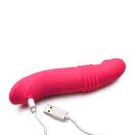 Gossip Blasters 7X Thrusting Silicone Vibrator with 7 Functions