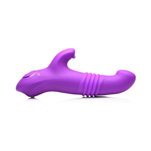 Gossip Blaster 7X Vibrador Conejito Silicona Thrusting Violeta