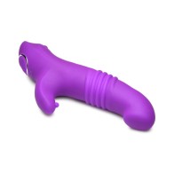 Gossip Blaster 7X Vibrador Conejito Silicona Thrusting Violeta