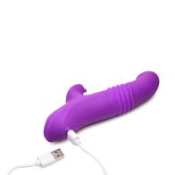 Gossip Blaster 7X Vibrador Conejito Silicona Thrusting Violeta