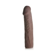 Sleeve de Extensión de Pene Jock Extra Largo 3 in. Oscuro