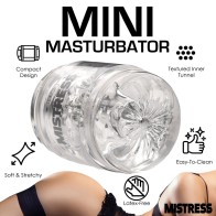 Mistress Double Shot Mini Masturbator Clear