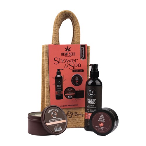 Earthly Body Hemp Seed Isle of You Holiday Spa Gift Set