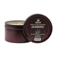 Earthly Body Hemp Seed Holiday Candle