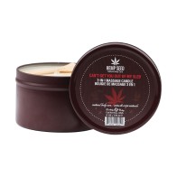 Earthly Body Hemp Seed 3-in-1 Holiday Candle