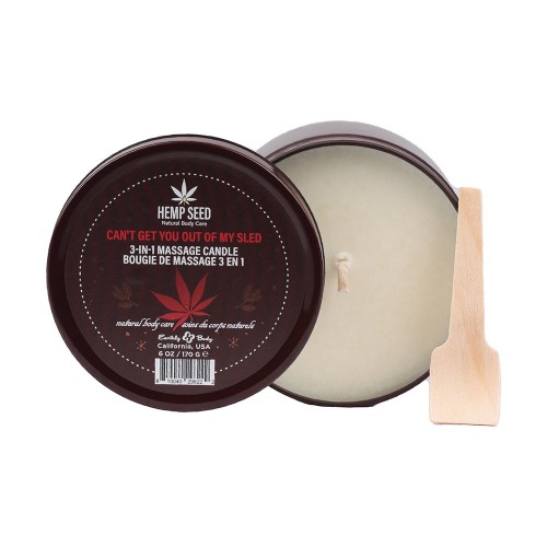 Earthly Body Hemp Seed 3-in-1 Holiday Candle