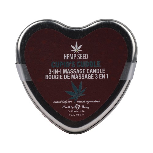 Earthly Body Hemp Seed 3-in-1 Candle Cupid's Cuddle