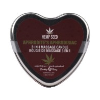 Earthly Body Hemp Seed 3-in-1 Candle Aphrodite's Aphrodisiac