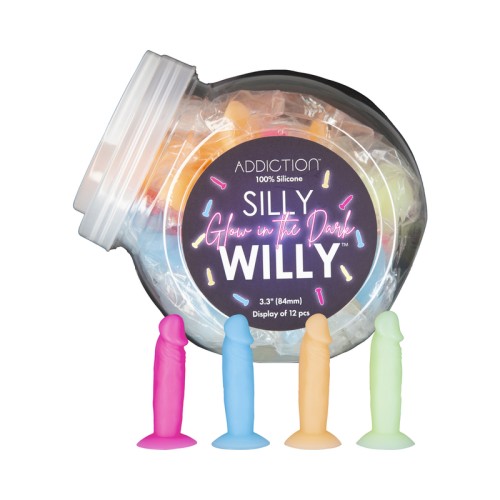 Addiction Silly Willy Glow Dildo