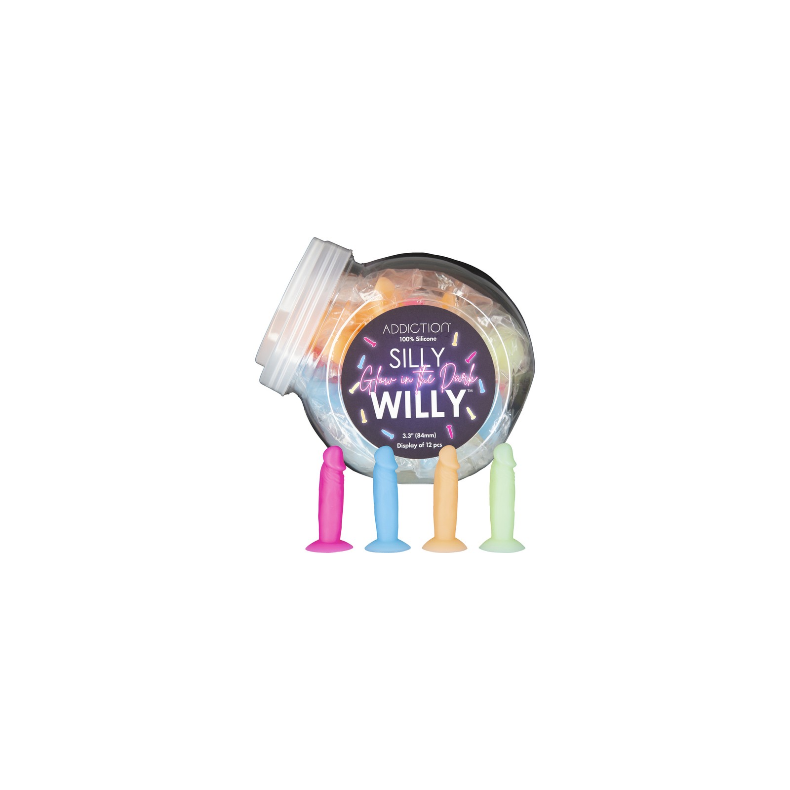 Addiction Silly Willy Glow Dildo