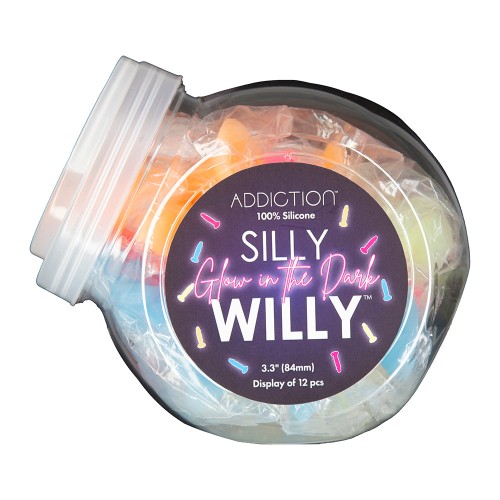 Dildo Glow-in-the-Dark Silly Willy de Addiction