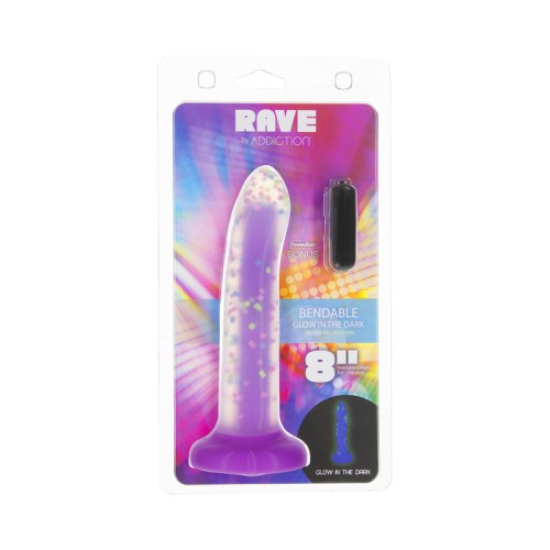 Addiction Rave Glow-in-the-Dark Dildo - Exciting Pleasure