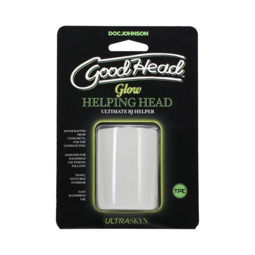 GoodHead Glow Cabeza Ayudante Frost Verde Brillante