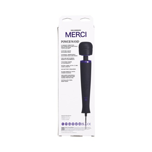 Merci Power Wand - Ultra-Powerful Silicone Massager