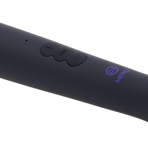 Merci Rechargeable Power Wand Silicone Massager Black Violet